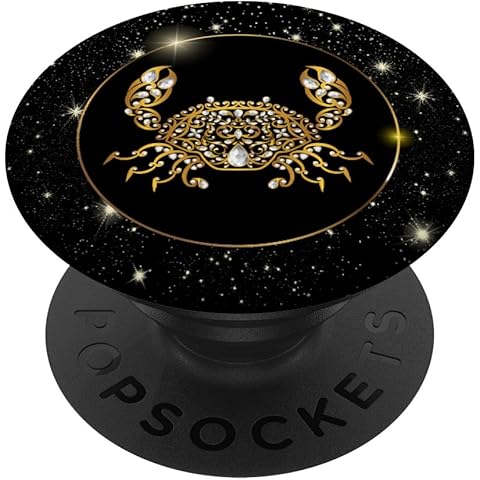 Zodiac and Astrology Signs, Birthday Horoscope Cancer PopSockets Adhesive PopGrip