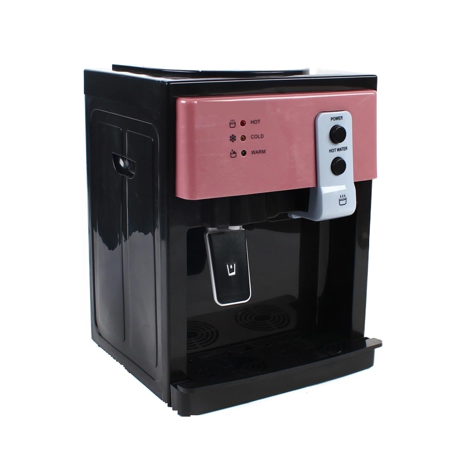 Eretyret Violet Electric Water Dispenser Desktop Drinking Fountain Cold & Hot Warm Cooler Heater Home Office Hostel Coffee Tea Bar Helper Quiet Operation(Violet)