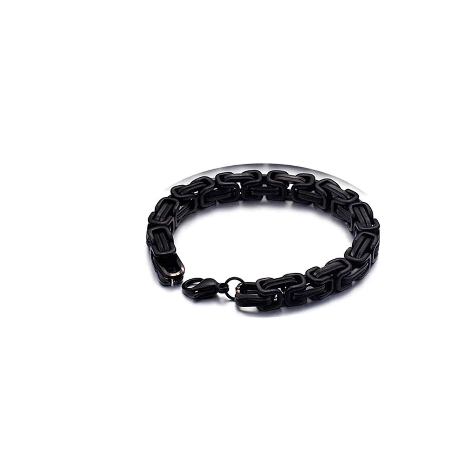 ANAZOZPulsera Hombre Joyeria,Pulsera de Acero Inoxidable Hombre Cadena Brazaletes