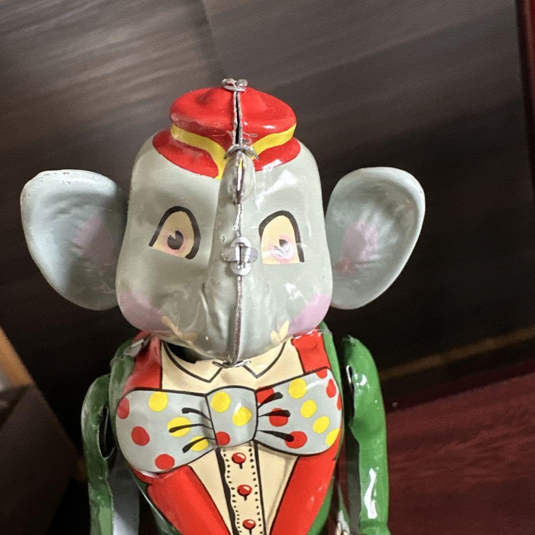 ブリキ　ゾウノタイコタタキ ブリキのおもちゃ ゾウノタイコタタキ ブリキ 玩具】 ゾウノ
