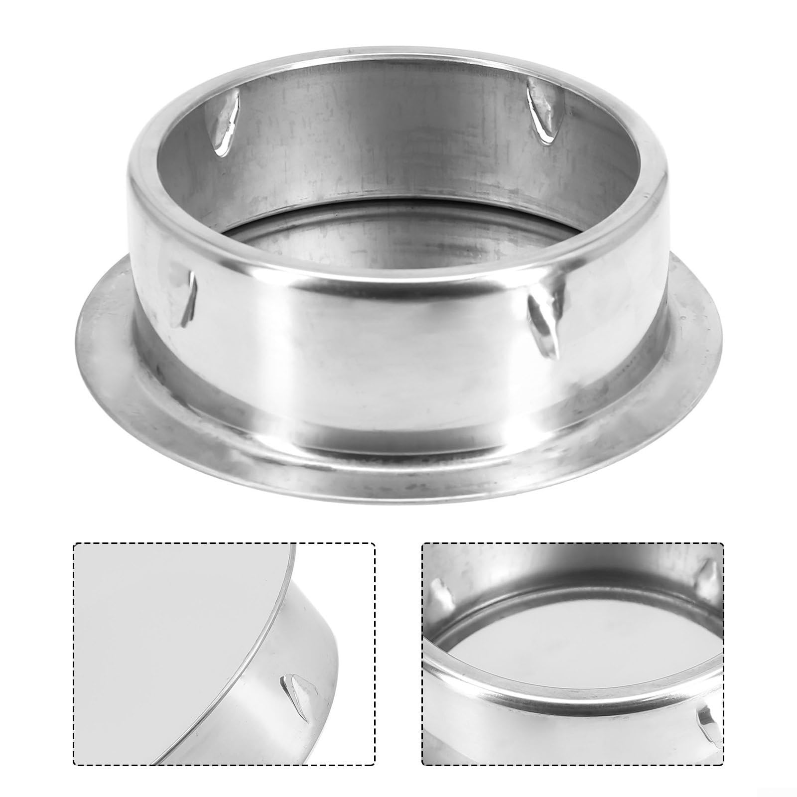 Copertura per tubo della stufa in acciaio inox resistente alle intemperie, adatta per tutti i tipi di aperture fino a 150 mm (120 mm)