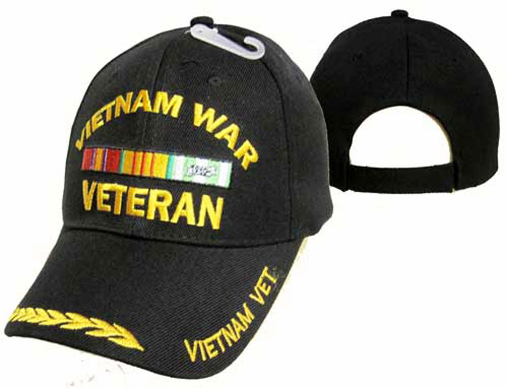 KYS Vietnam War Veteran Cap Black, Black, One size