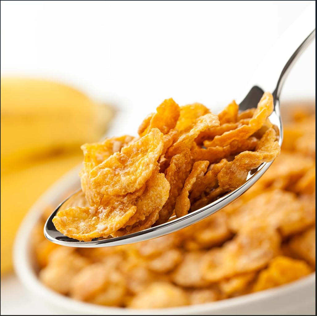 Stella Corn Flakes Integrali BIO Senza Glutine - 8 confezioni da 300g - Senza Zuccheri Aggiunti, 100% Mais