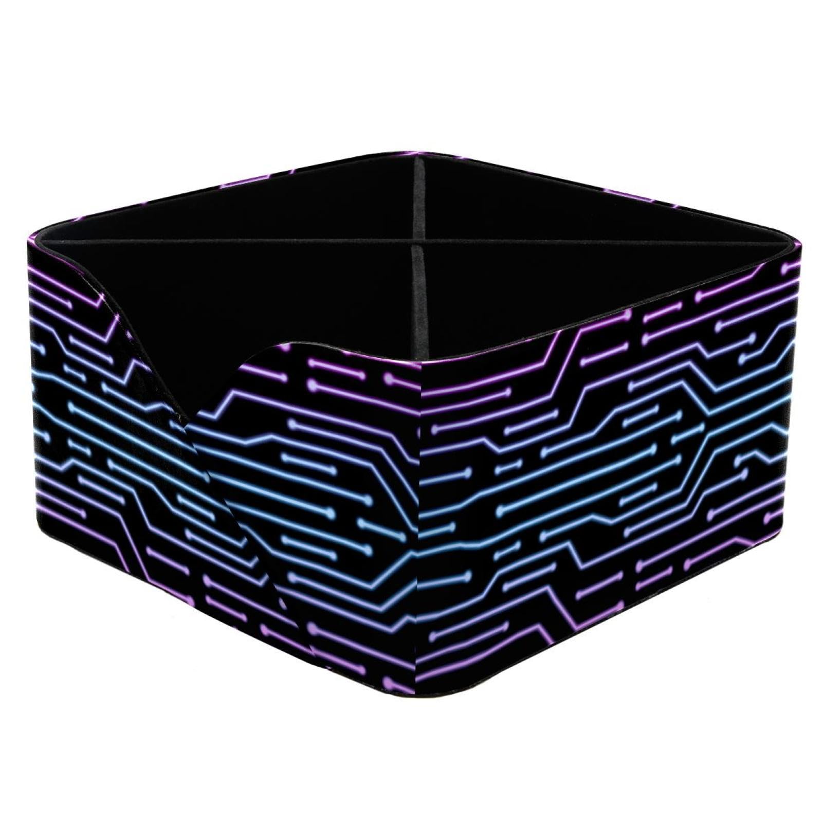 Porte-stylos cyberpunk rectangulaire fini le désordre de papeterie