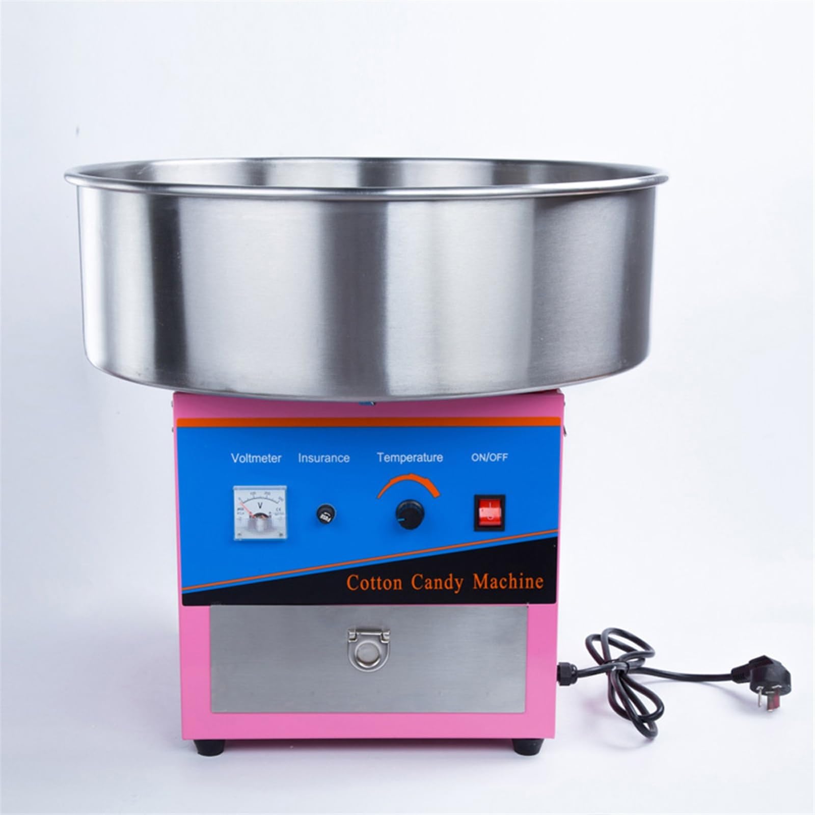 Fritteusen, Vollautomatische Zuckerwattemaschine, kommerzieller mobiler Stand, elektrisch, for kleine Kinder, Haushalt, Sonderangebote