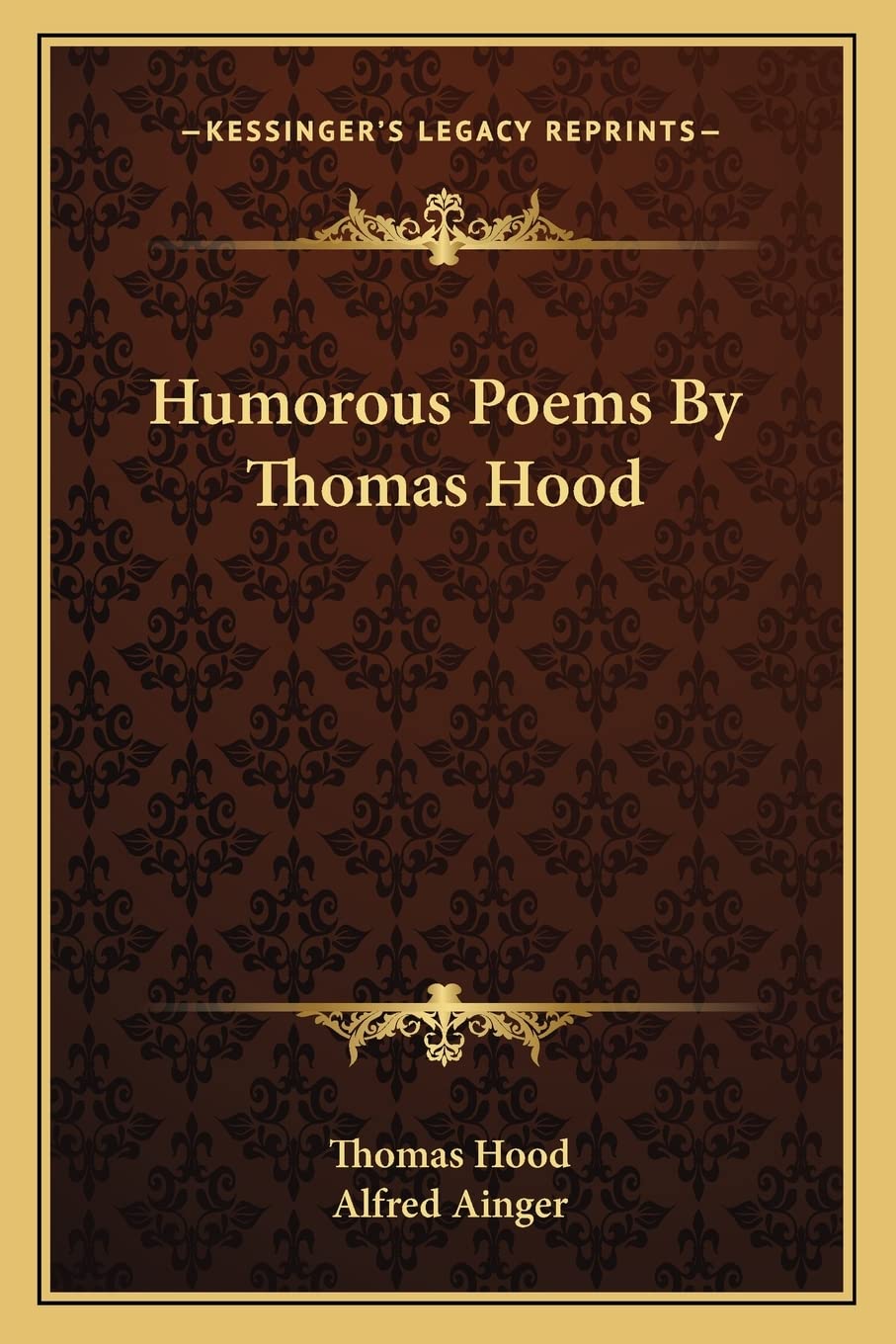 Humorous Poems By Thomas Hood