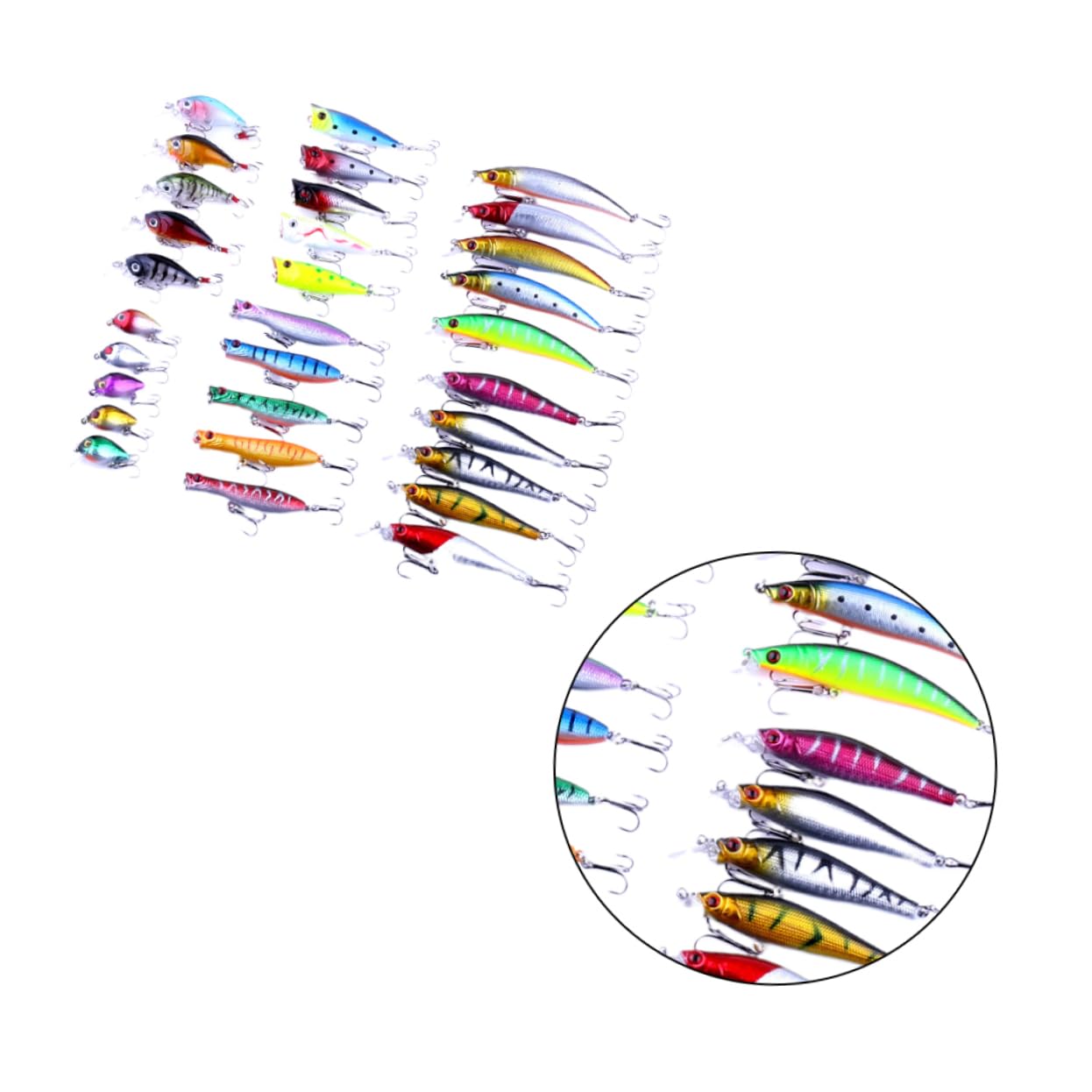 Leurres de Pêche en Métal Forme Poisson 6 Spécifications 30 Ambiance Noël