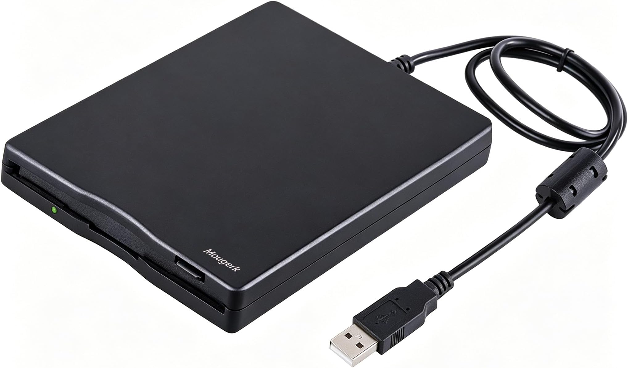 Floppy Drive 3.5 External USB Floppy Diskette Drive for Laptops Desktops Notebooks (Black)