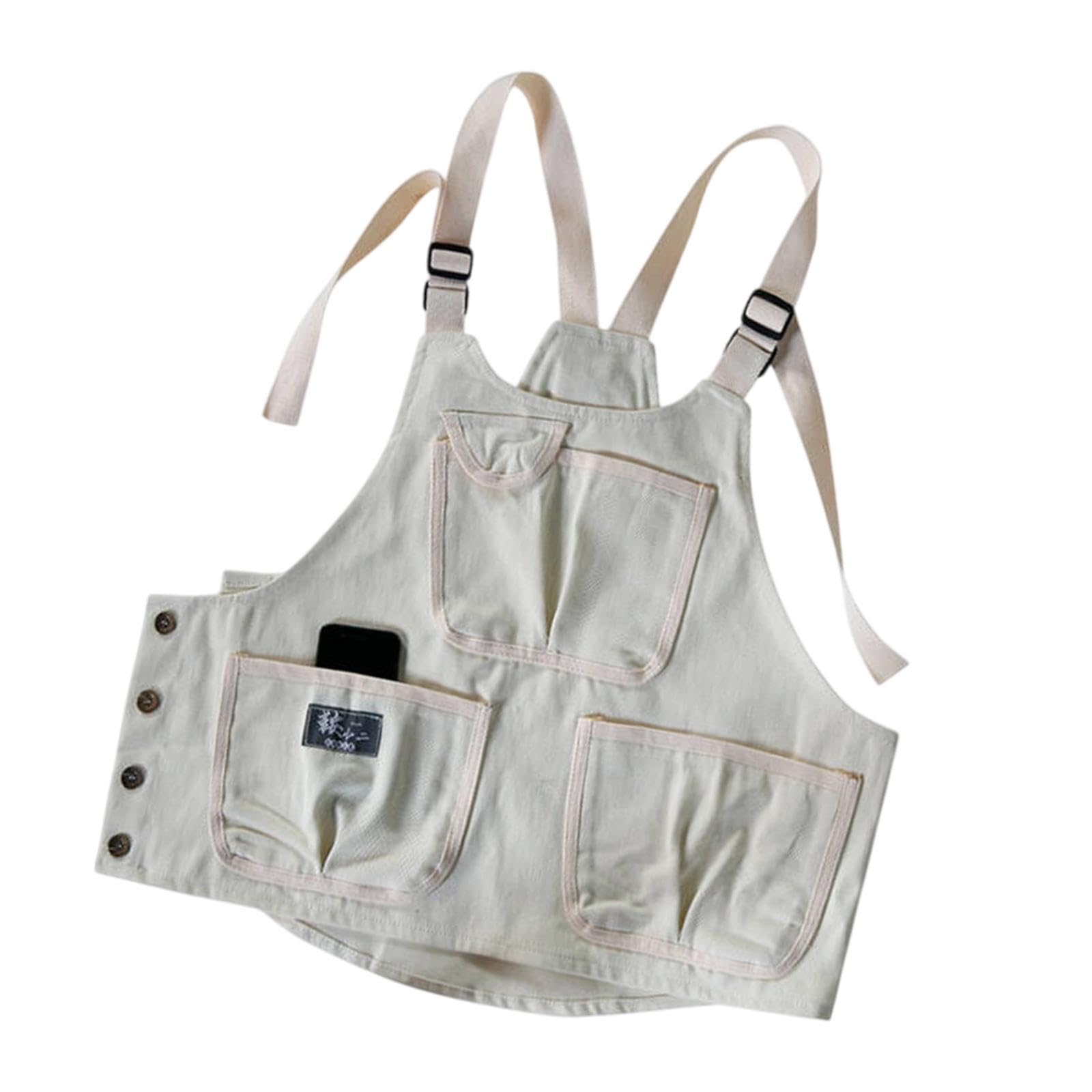 Delantal de la parrilla Ropa de trabajo Ligero impermeable de la herramienta del chaleco de campamento del delantero para la carpintería jardín de