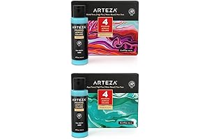 Discover the Elegance of Creative Pours with Arteza Acrylic Pouring Paint