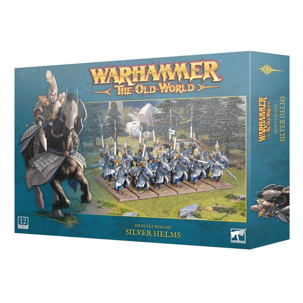 Games Workshop - Warhammer - Il Mondo Oid - Alti Regni Elfi: Elmi d'argento