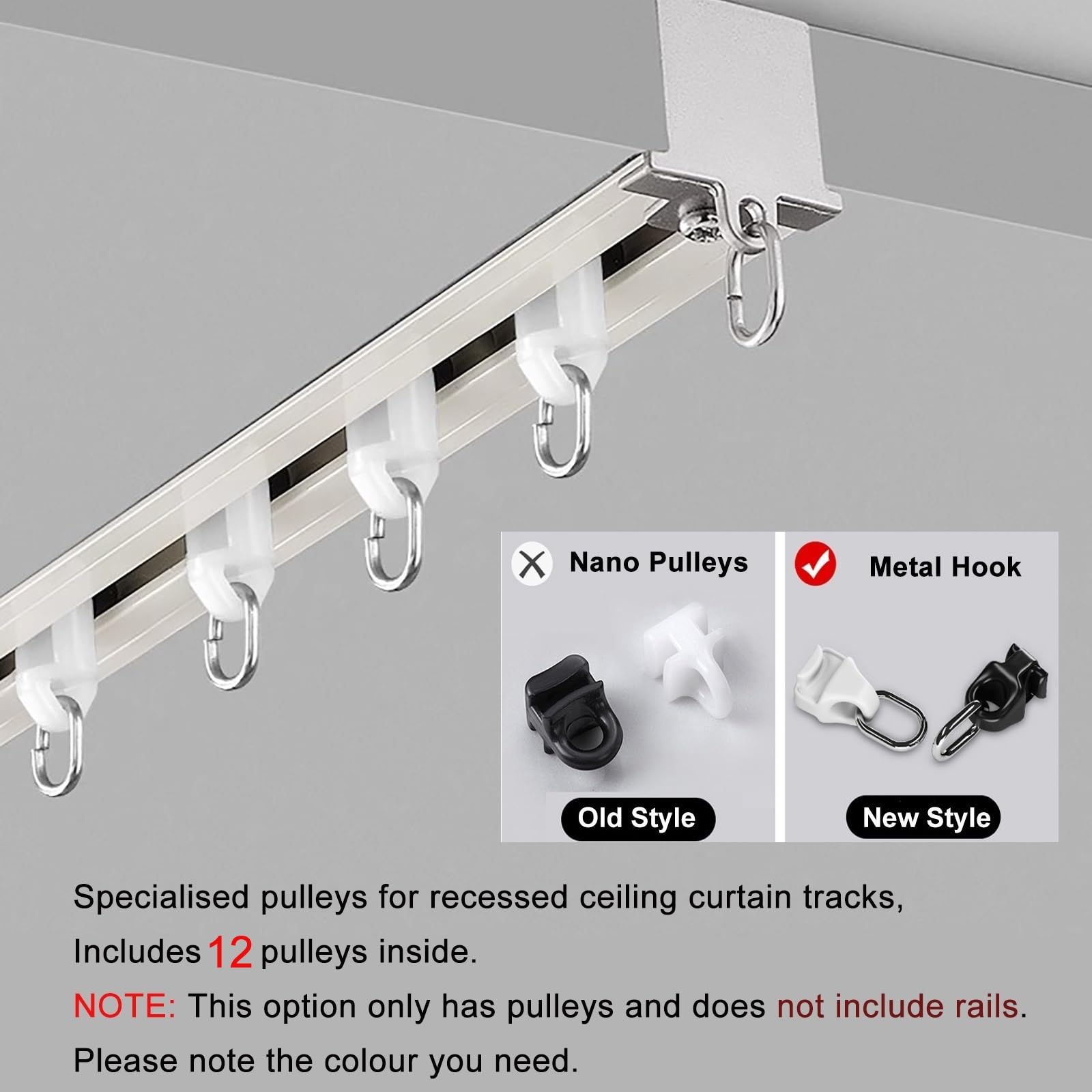 Adjuble aluminiowy zestaw do montażu sufitowego do zabudowy system koła pasowego do s biały h idealny do wystroju domu i biura oszczędzający miejsce Solut