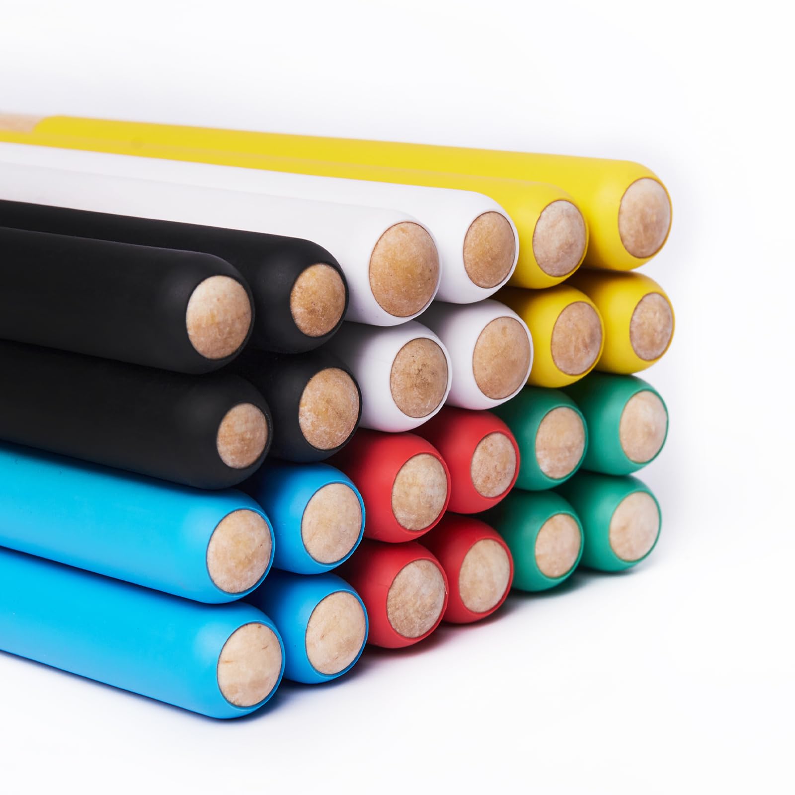 Mipcase 5 Paires Baguettes De Batterie Naturel Baguettes De