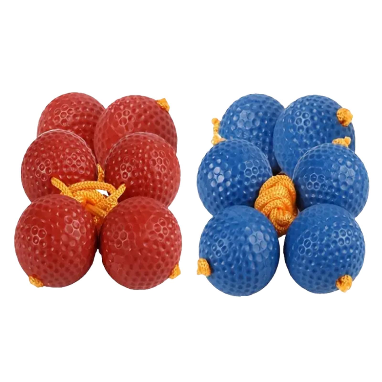 Yiju 6 Pieces Ladder Balls Toss Game Balls Practical Durability Versatile Outdoor Game Ladderballs for Lawn Toss Match Backyard