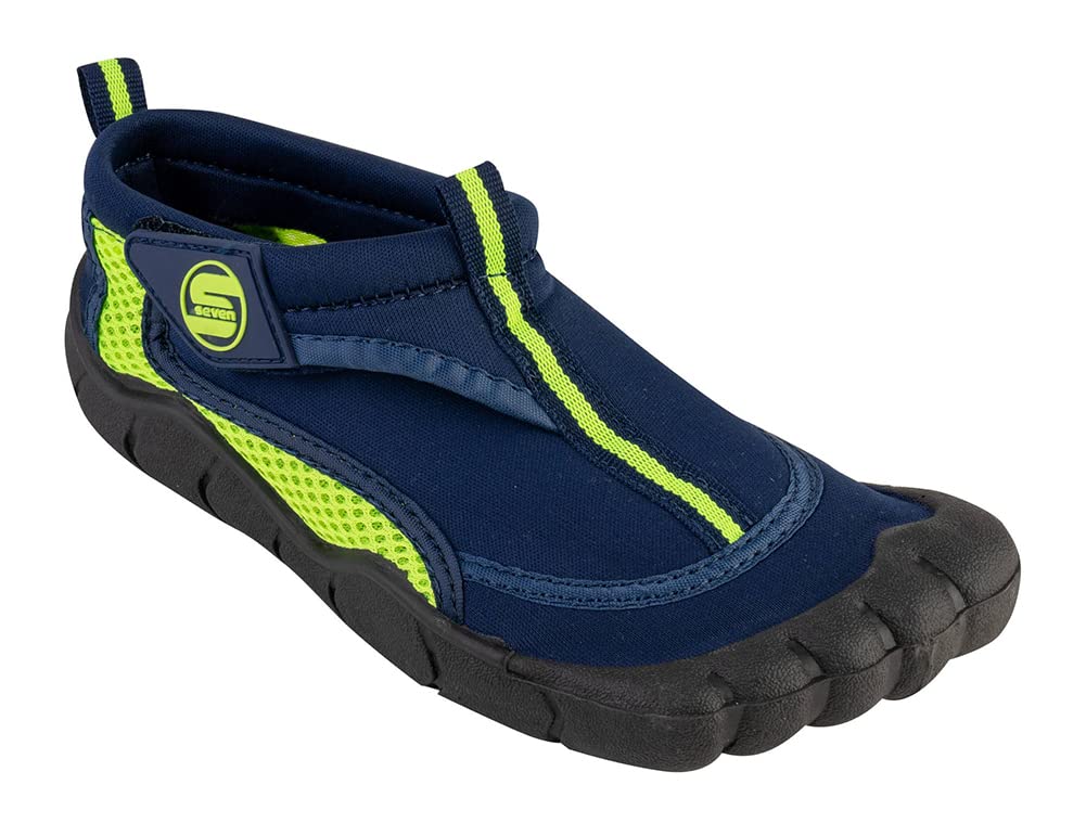 Kids Aqua Sock Wave Water Shoes - Waterproof Slip-Ons for Pool, Beach and Sports