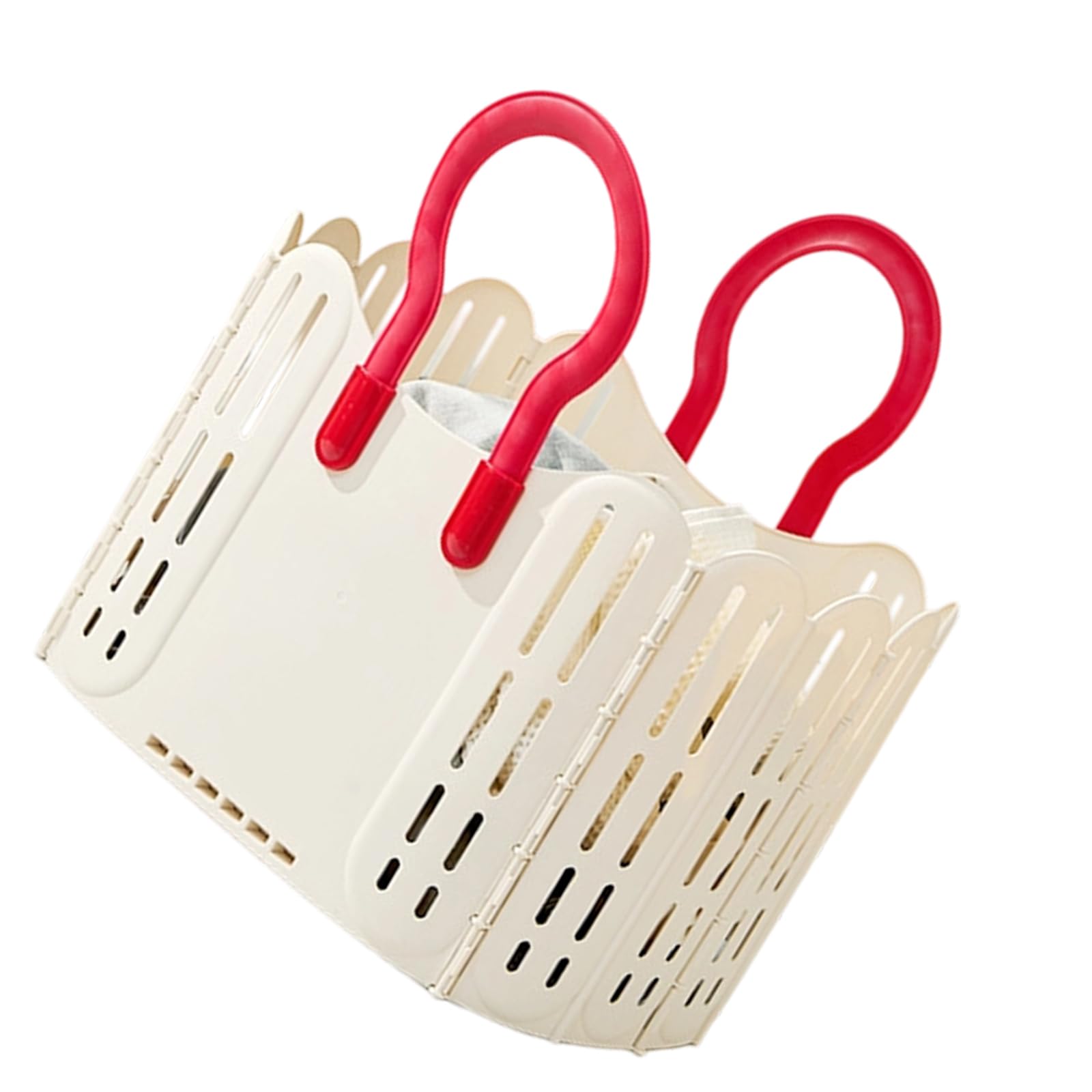 Tsophreniq Permanent PRESENTATION Collapsing Obstruct Pliable Laundry Basket with Ventilation Cavities Thin Transportable for Home Dormitory Collapsing Clothes Obstruct