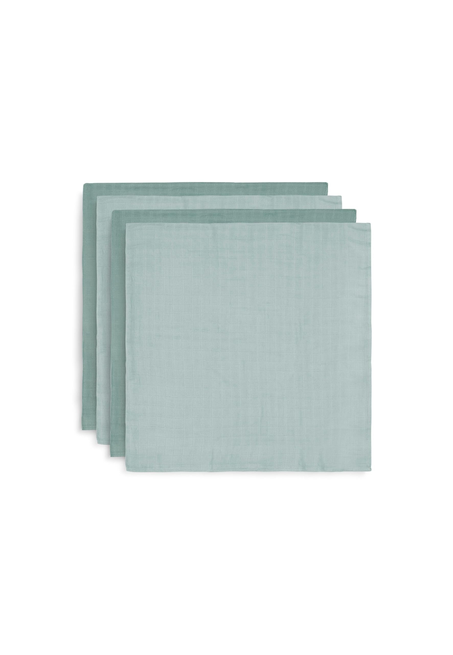 Jollein 435-851-65309 ręczniki muślinowe miętowo-zielone 4 sztuki 70x70 cm