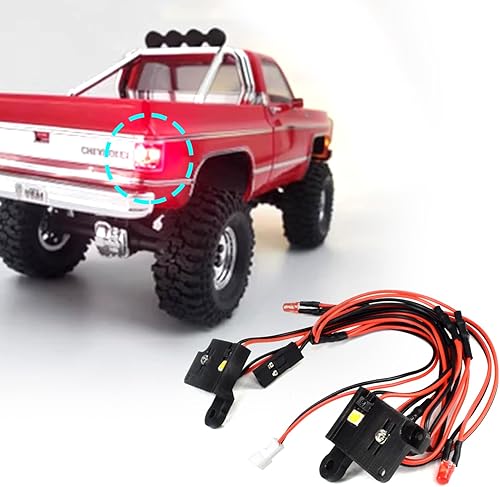 Miniatura 4 de Trx4m k10 Kit de luz, luz de techo de coche RC/luz LED trasera delantera para Traxxas 1/18 Trx4m K10 RC Crawler piezas de actualización de
