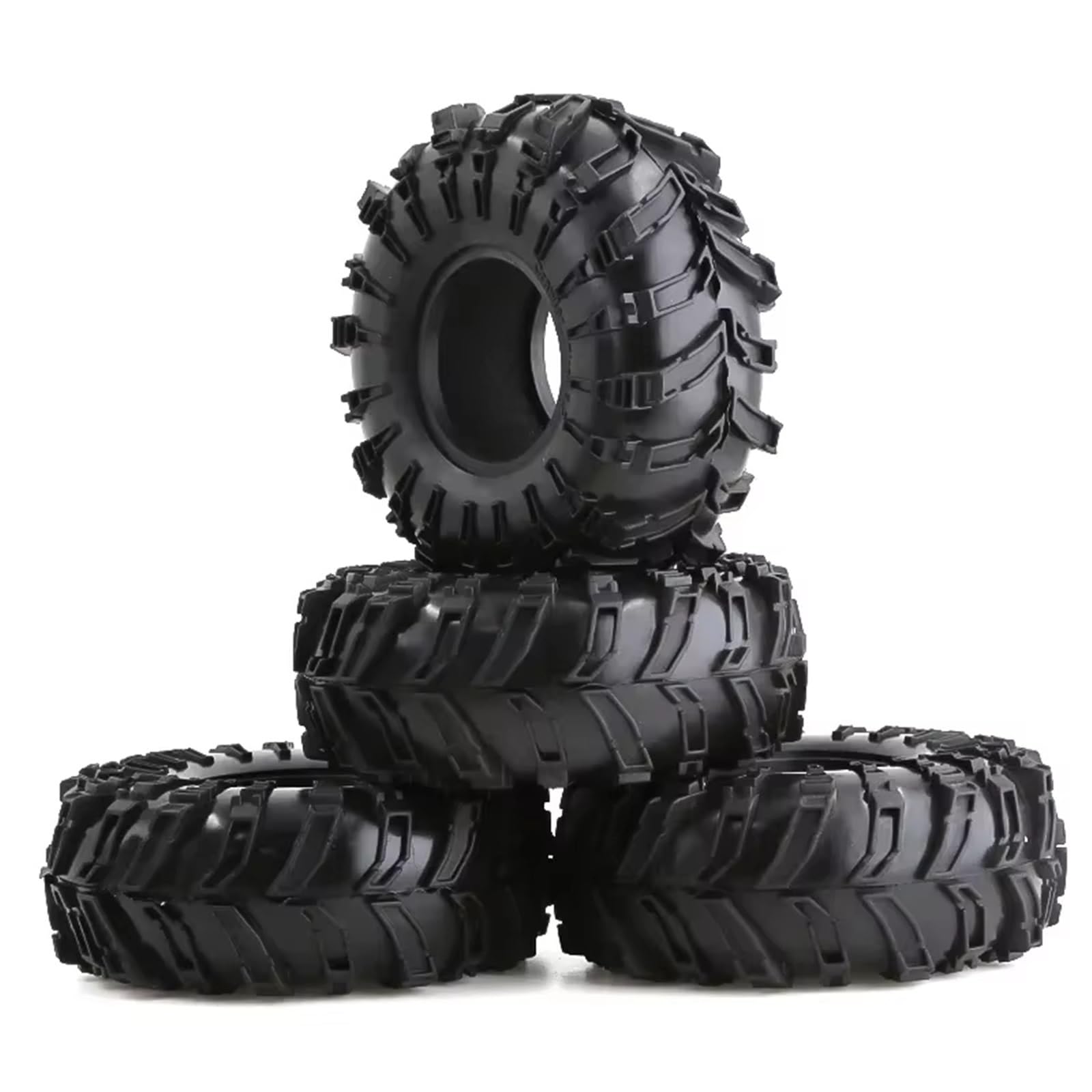 RC Ruote Gomma Compatibile Con Axial Per SCX10 90046 Per TRX4 Per Rock Per Buggy 1/10 RC Crawler Car Pneumatici In Gomma Da 2,2 Pollici Pneumatici Delle Ruote