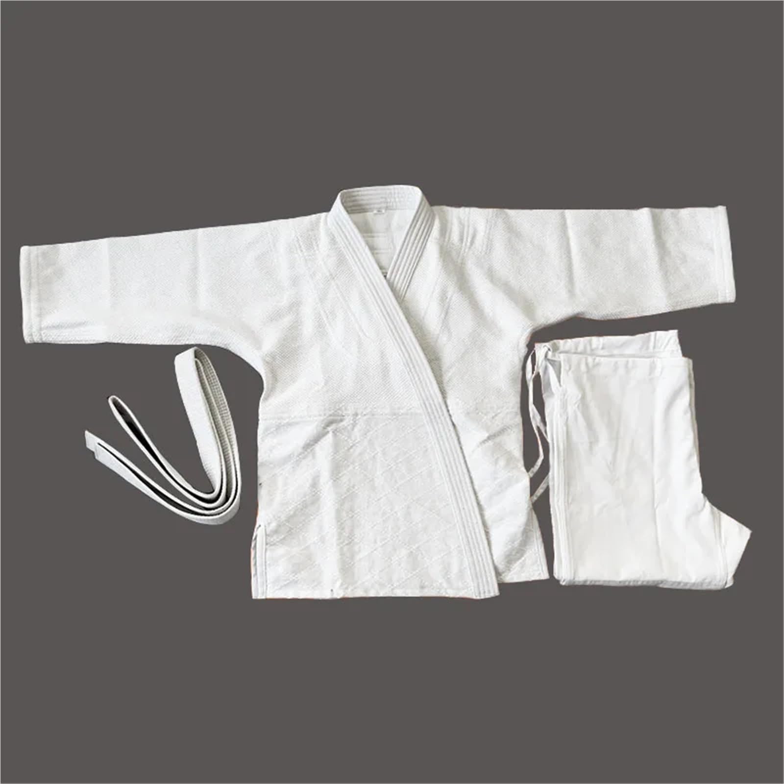 Traje De Judo Trajes de Judo, ropa Karate, for adultos, entrenamiento competición, tela algodón, traje Taekwondo transpirable