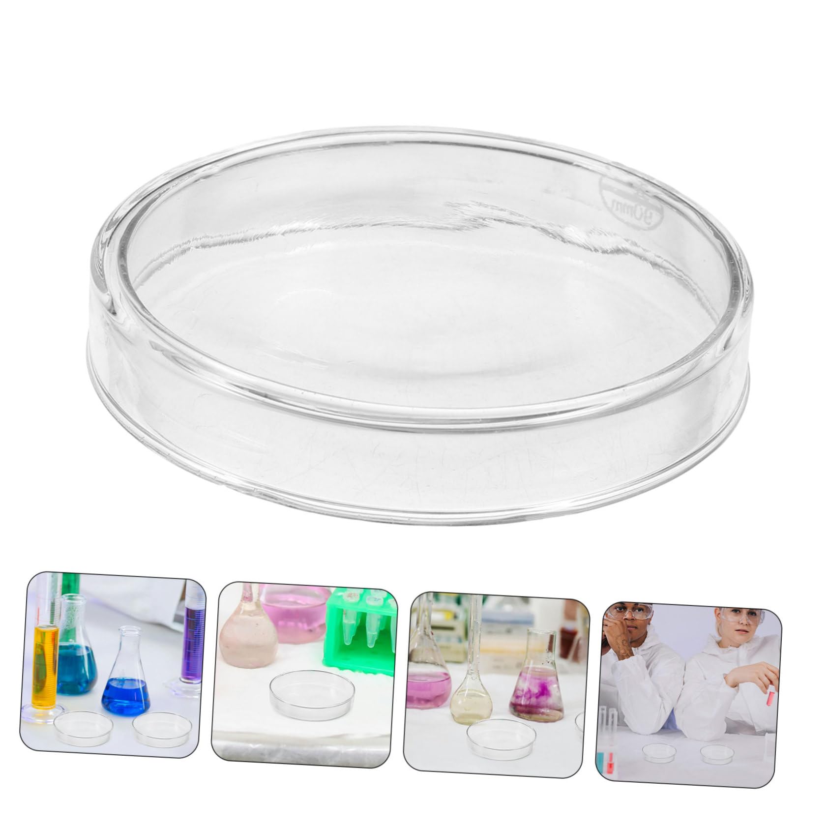 5 Placas De Petri Para Experimentos Científicos Placa De Laboratorio Transparente