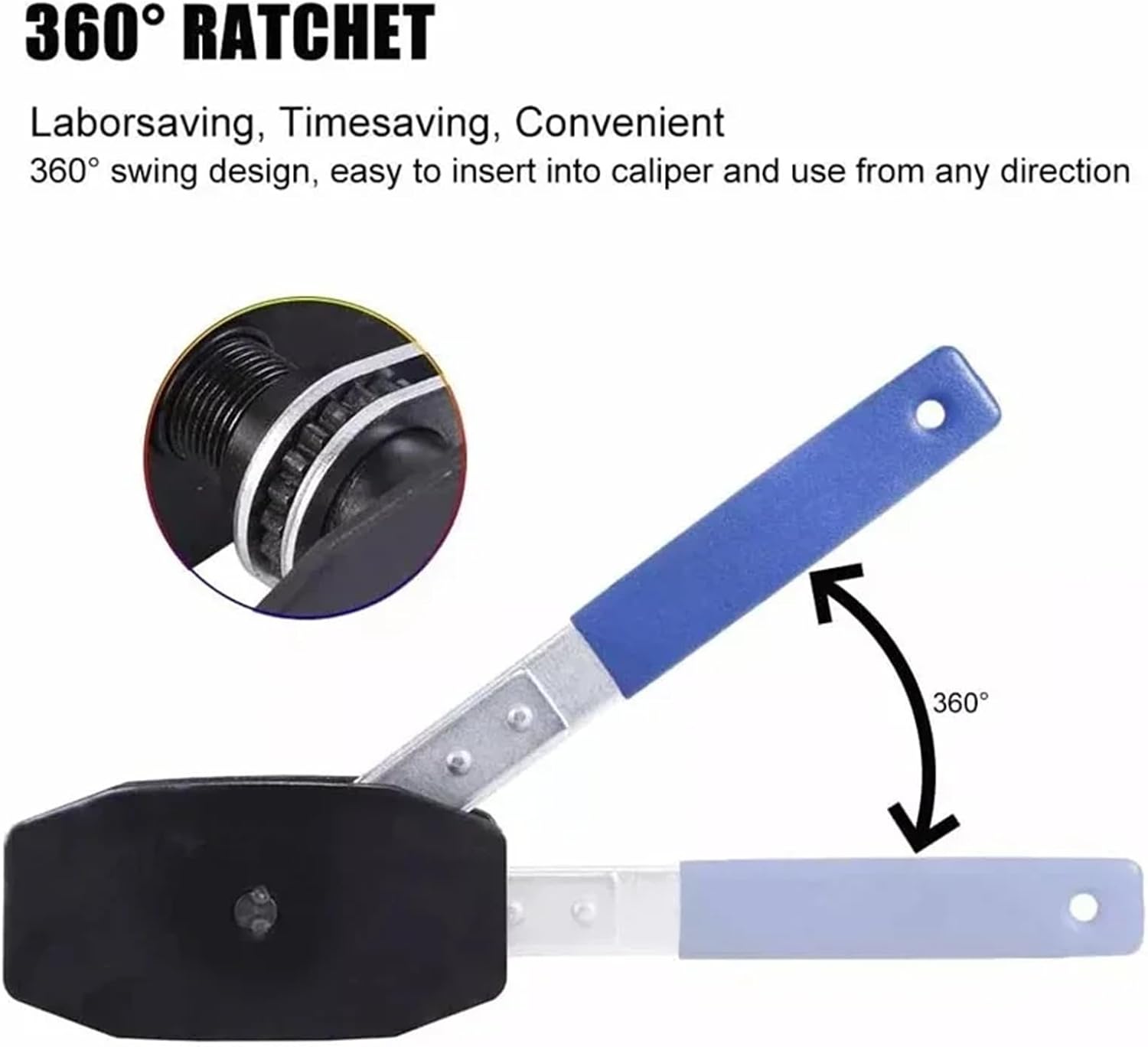 Car Ratchet Brake Piston Caliper Spreader Tool Steel Press Single Twin Quad Separator Pad Disc 1Pcs