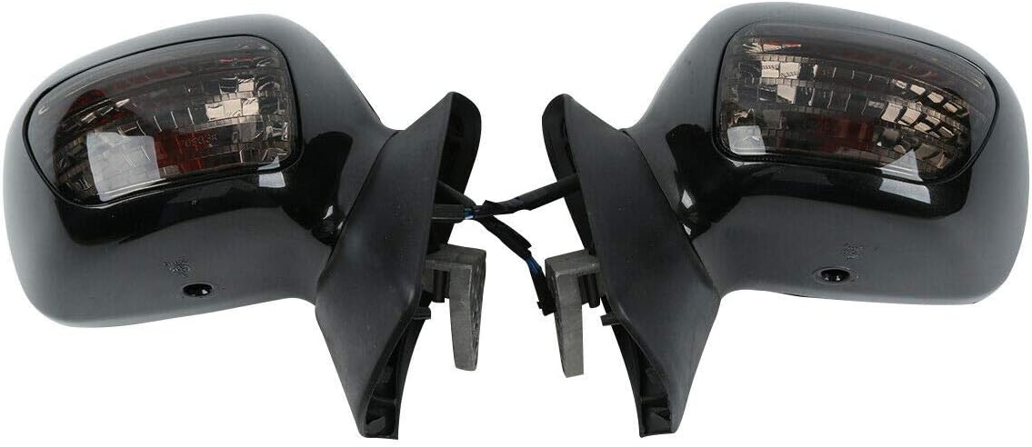 Green-L Rearview Side Mirrors with Turn Signal Lights Fit for Honda Goldwing GL1800 2001-2017 Motorcycle