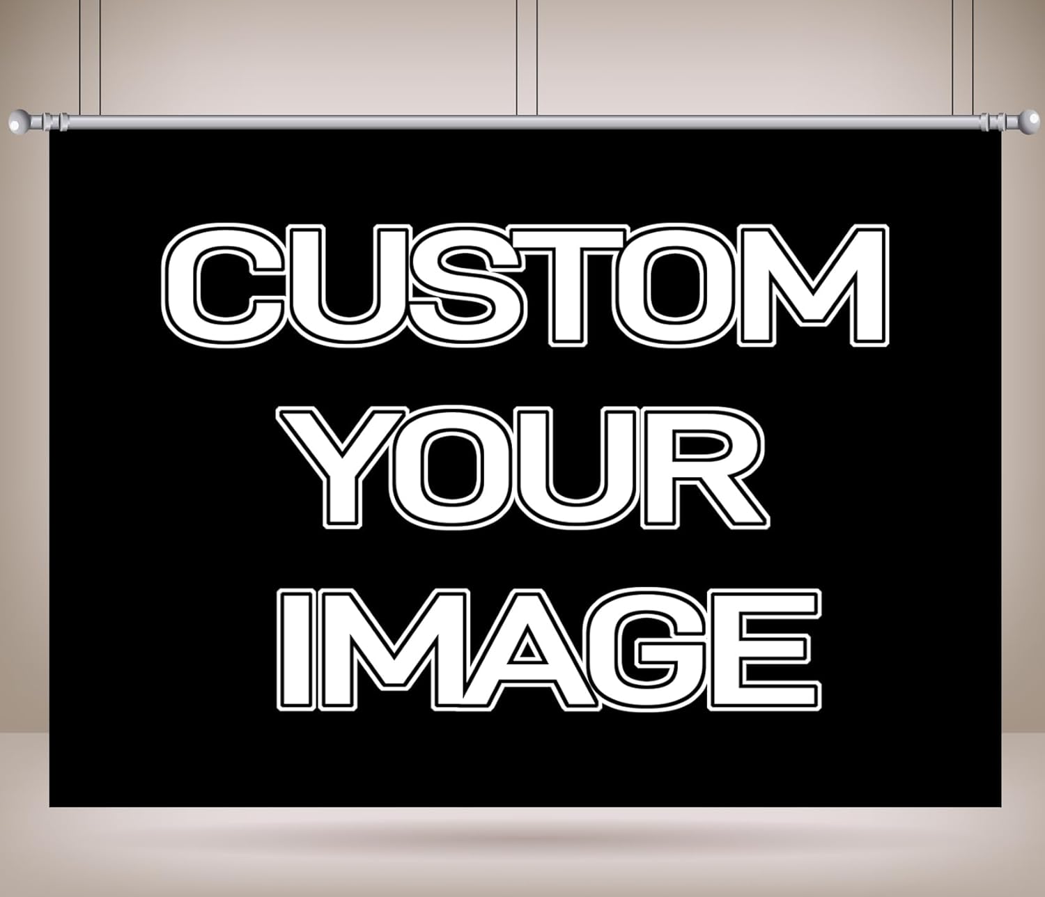 BELECO Fabric 20x10ft Custom Backdrop Image Customized Backdrop with Picture Logo Text Personalized Background Banner Office Home Art Tapestry Wall Hanging Party Decorations Photoshoot Studio Prop