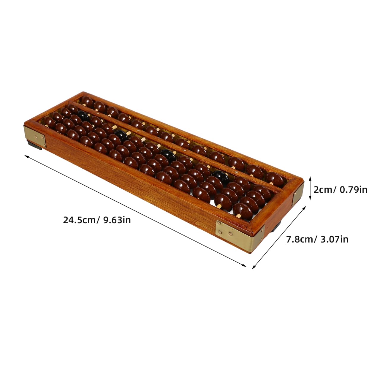 ERINGOGO Chinese Vintage Abacus Column for Boys and Girls Adults Learning Tool Abacus Arithmetic Counting Tool - Image 4