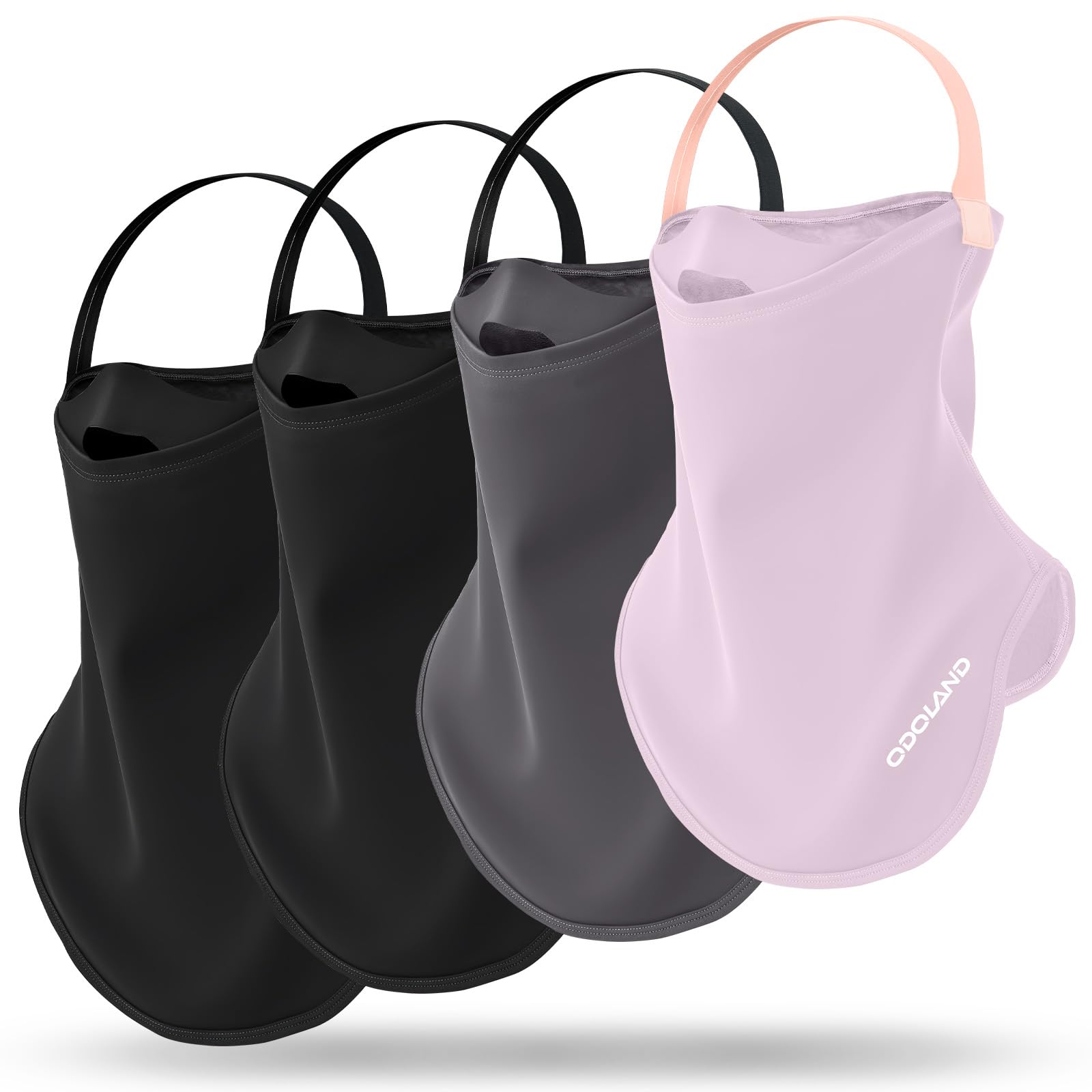 Odoland 2/4 Pack Ski Mask with Breathable Hole for Men Women, Balaclava Motorcycle Face Mask with Velcro for Riding Snowboard