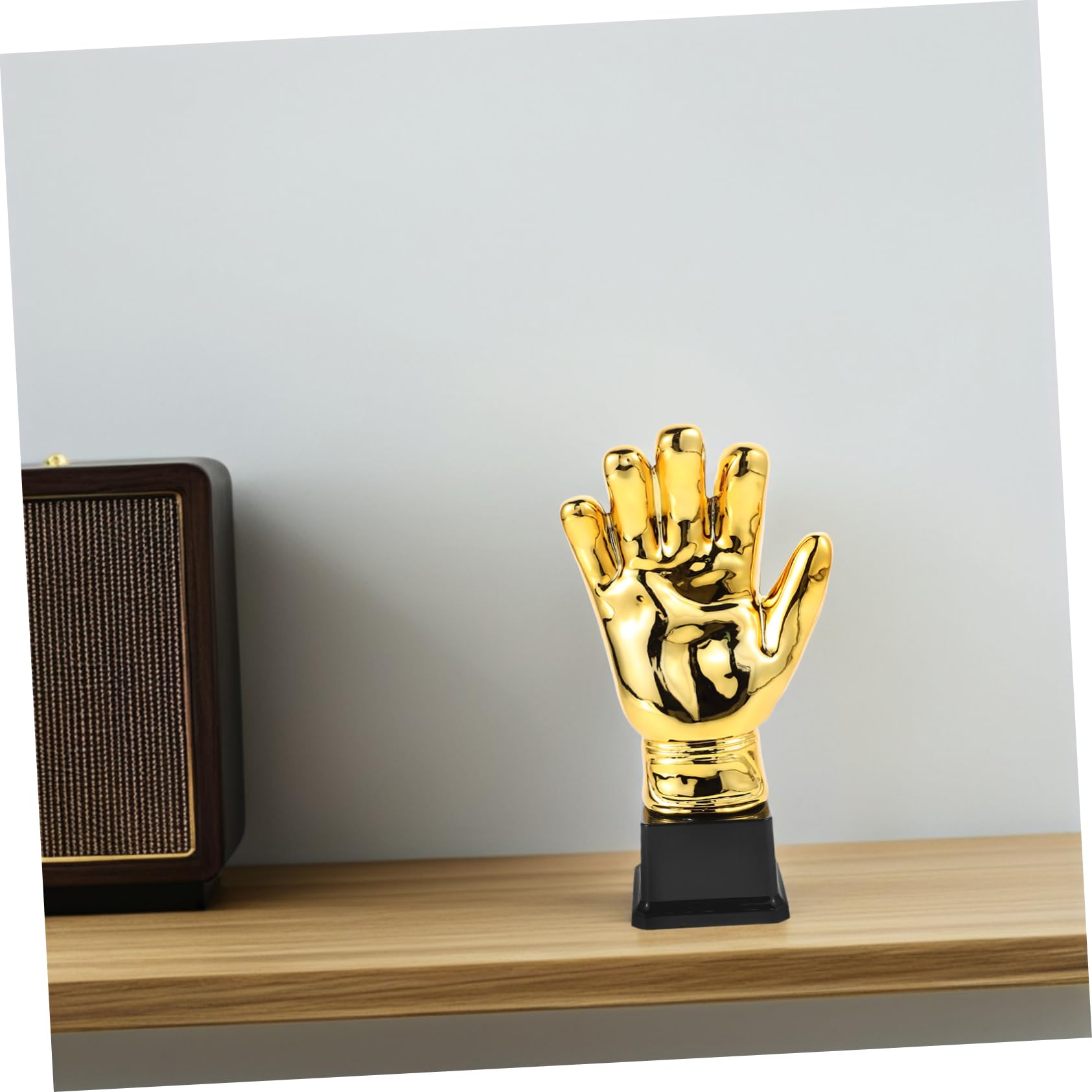 SUPVOX Guanto d'oro Calcio per Portiere in Plastica Premio Decorativo per Competizioni Scolastiche E Campionati Amatoriali