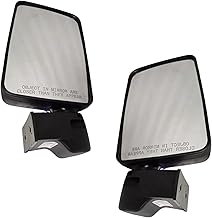 K D Door/Side Mirror for Mahindra Bolero 2011-2022, PIKUP 2019, Right & Left Side, White (PAIR)