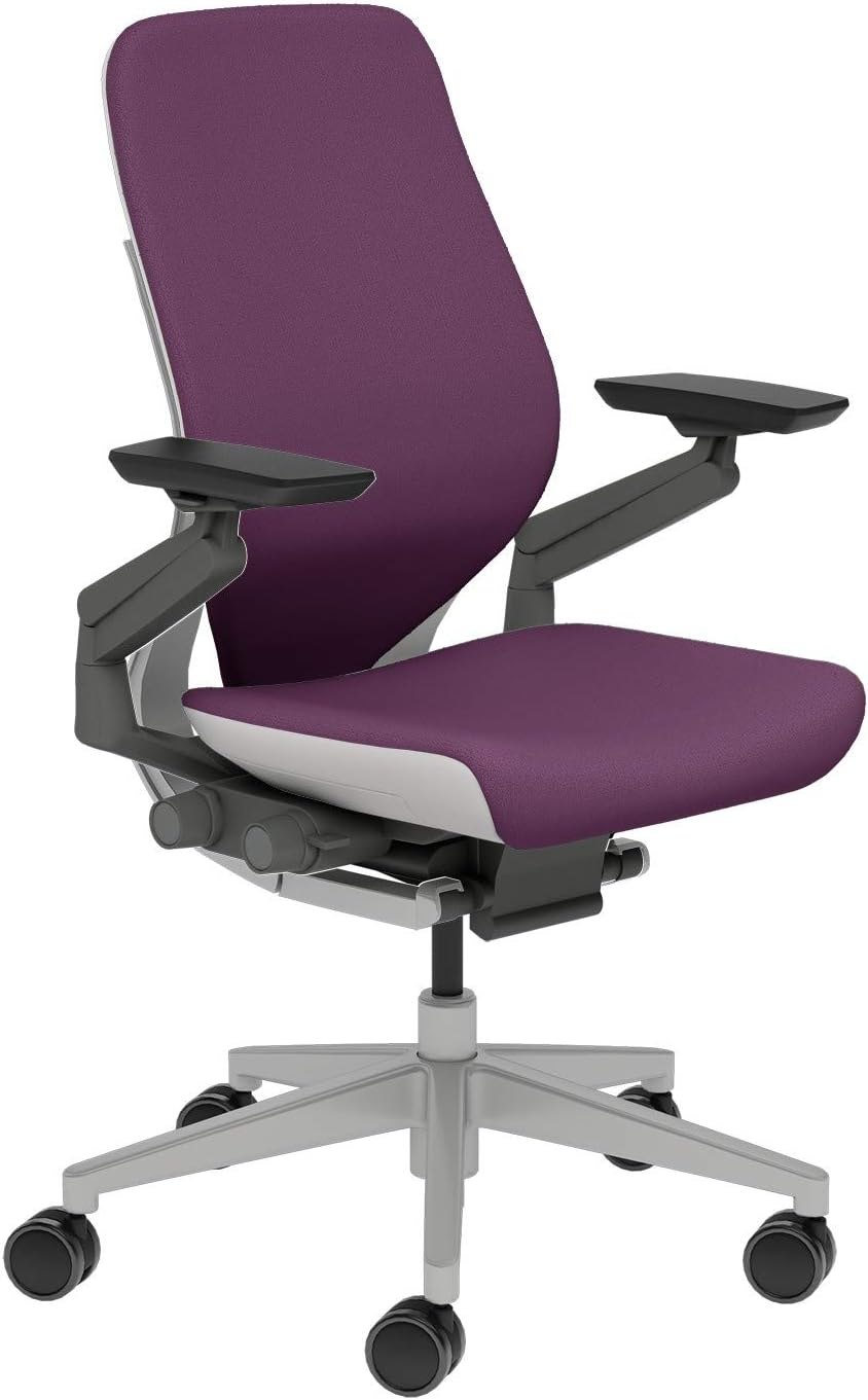 Steelcase Gesture Task Chair Wrapped Back Platinum