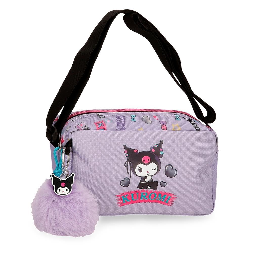 Sanrio Kuromi Retropop Shoulder Bag Purple 19.5x11.5x7.5 cm Polyester