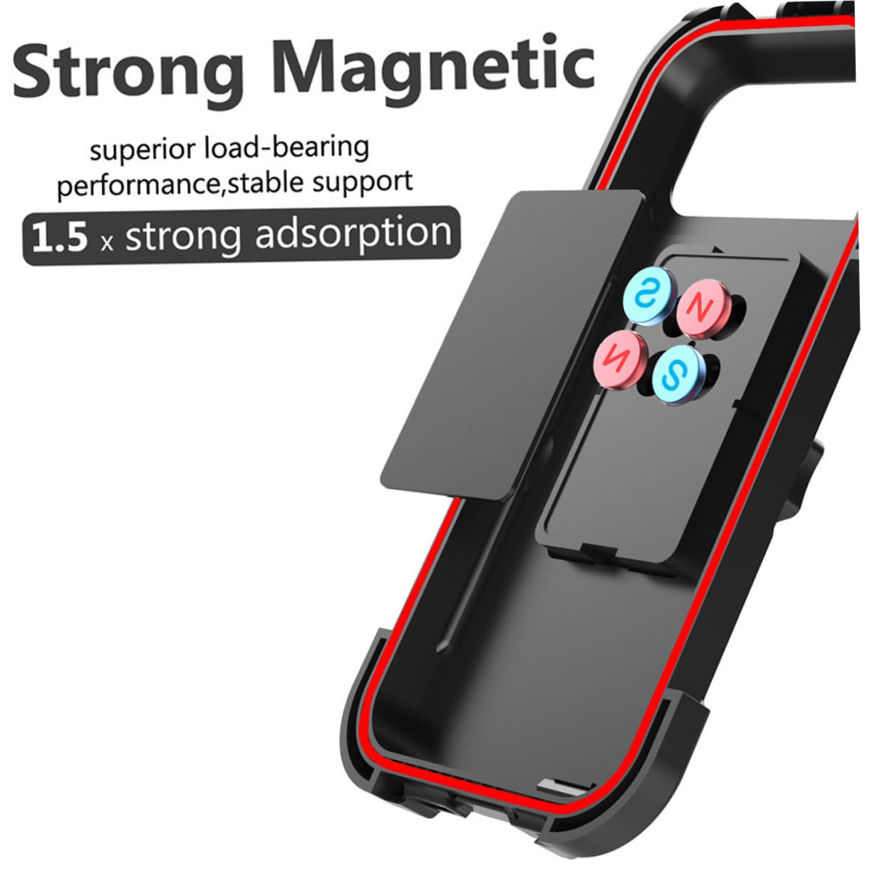 SHERCHPRY 3pezzi Supporto Per Smartphone Da Bici Con Rotazione Porta Cellulare Per Manubrio Di Bicicletta Installazione Facile e Sicura Adatto Ogni Condizione Meteorologica