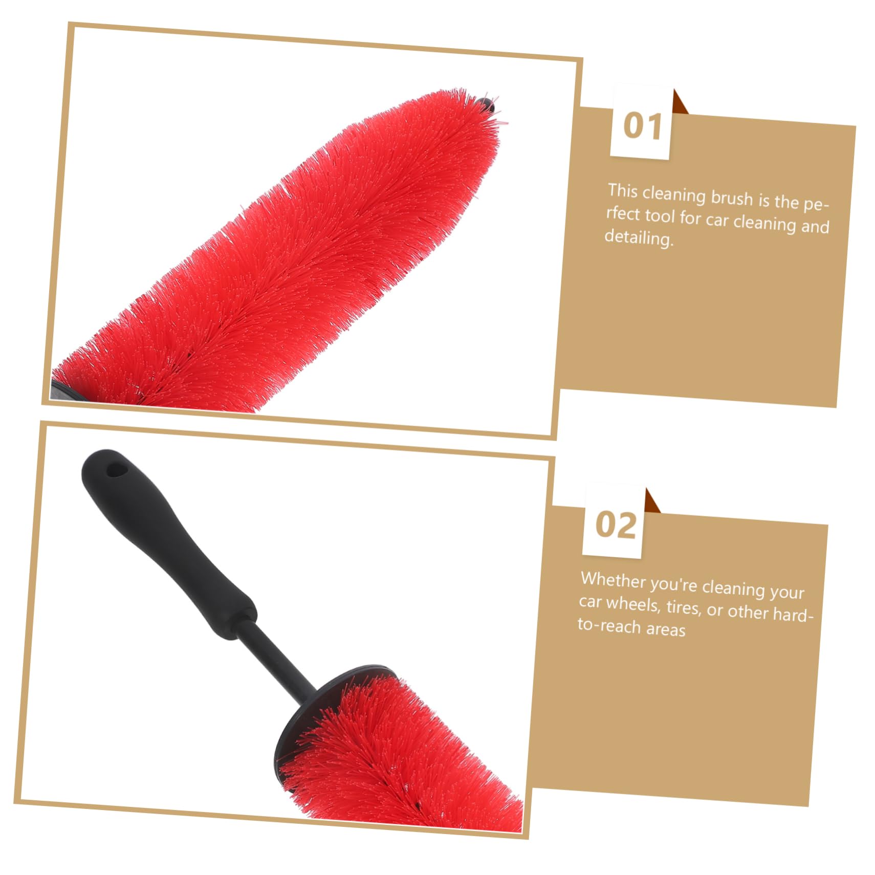 GLEAVI 3stücke Tire Wheel Cleaning Brush Ergonomische Reinigungsbürste Für Reifen Und Felgen Sanfte Kratzer Für Und Motorräder Effektive Entfernung Von Schmutz Und Ablagerungen
