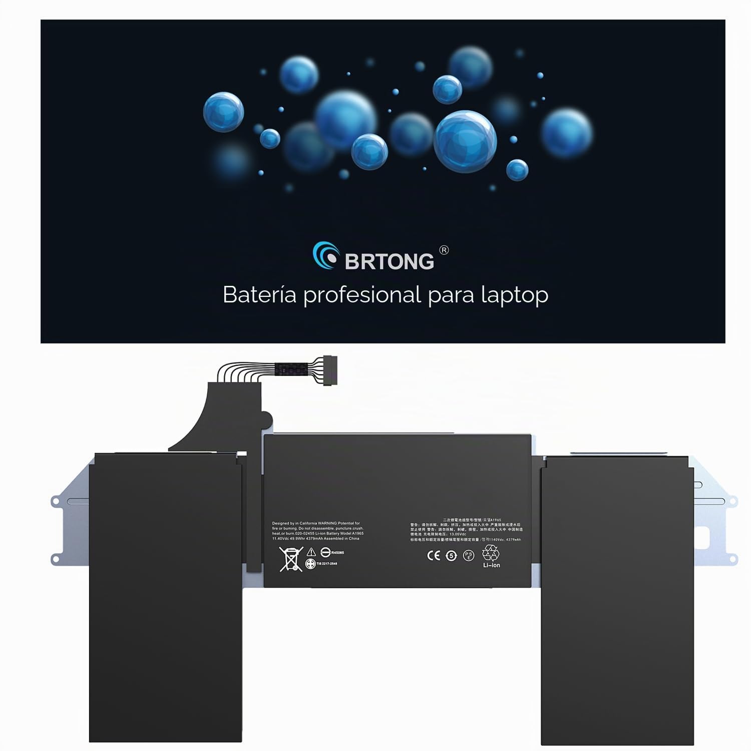 A1965 A2179 A1932 Batería para Mac Book Air de 13 Pulgadas 2018 2019 2020 | año de Repuesto para Laptop