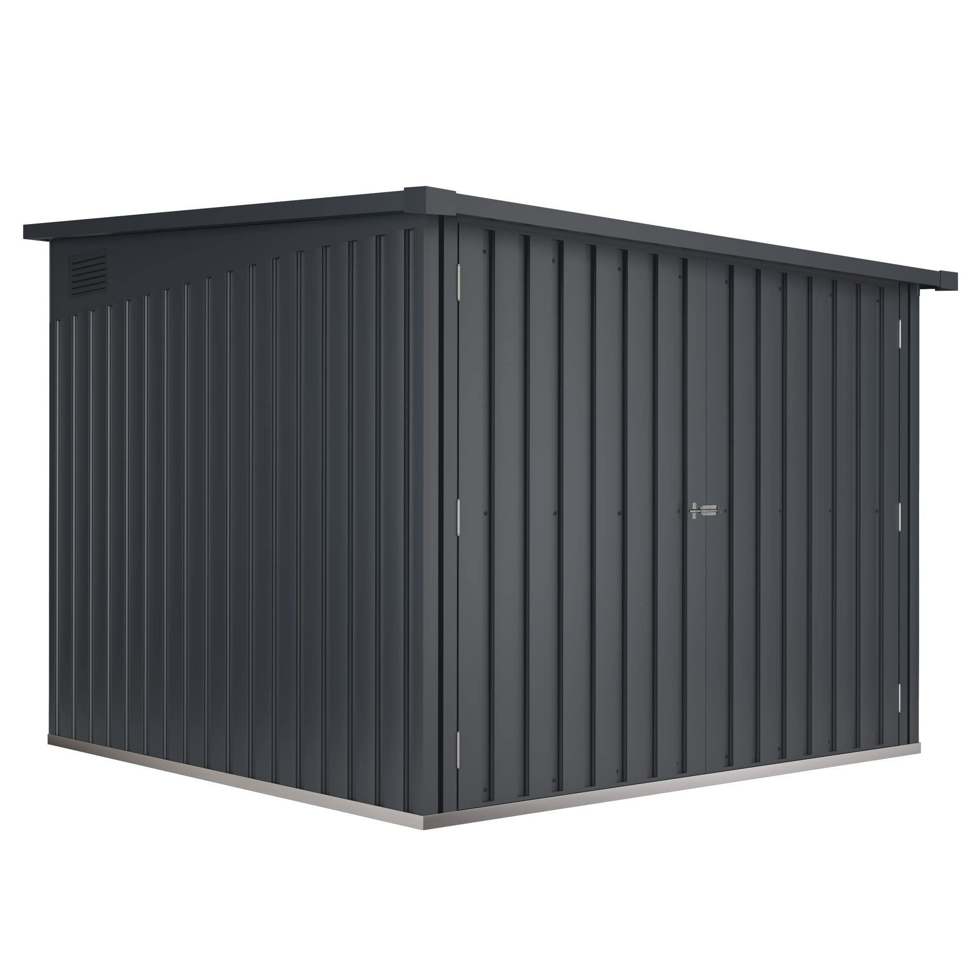 Hoggar by Okoru Armoire 4 vélos Nyon 4,​2 m2 - Garantie 10 Ans - 204x206x163cm. Placard Jardin