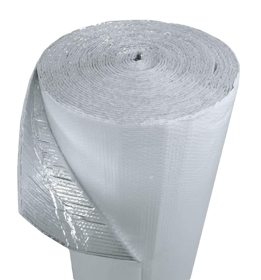 6ft Wide White Single Bubble Reflective Foil Insulation Radiant Barrier 6FT X 84FT 500sqft