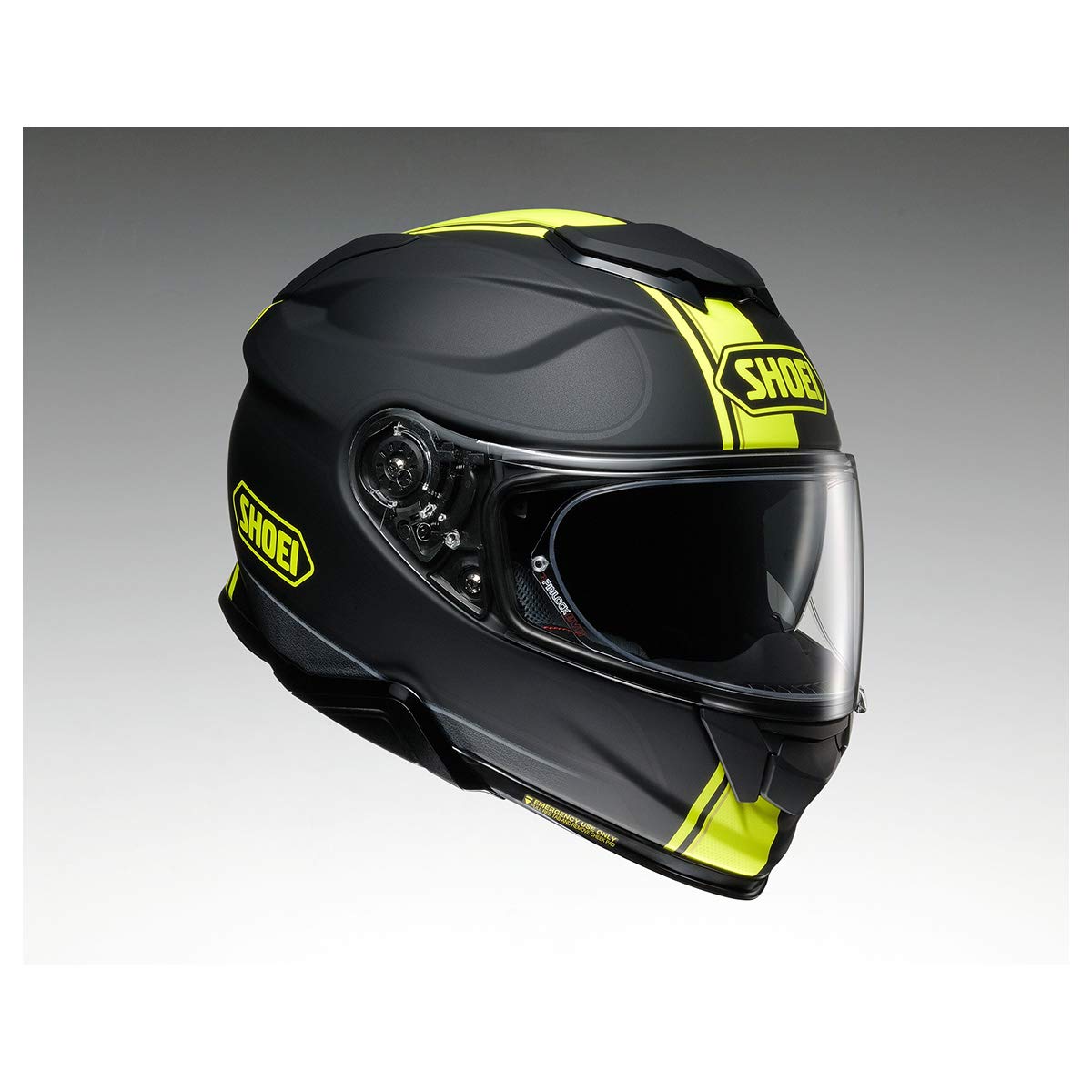 Shoei GT-Air II Helmet - Redux (X-Small) (Matte Black/HI-VIZ