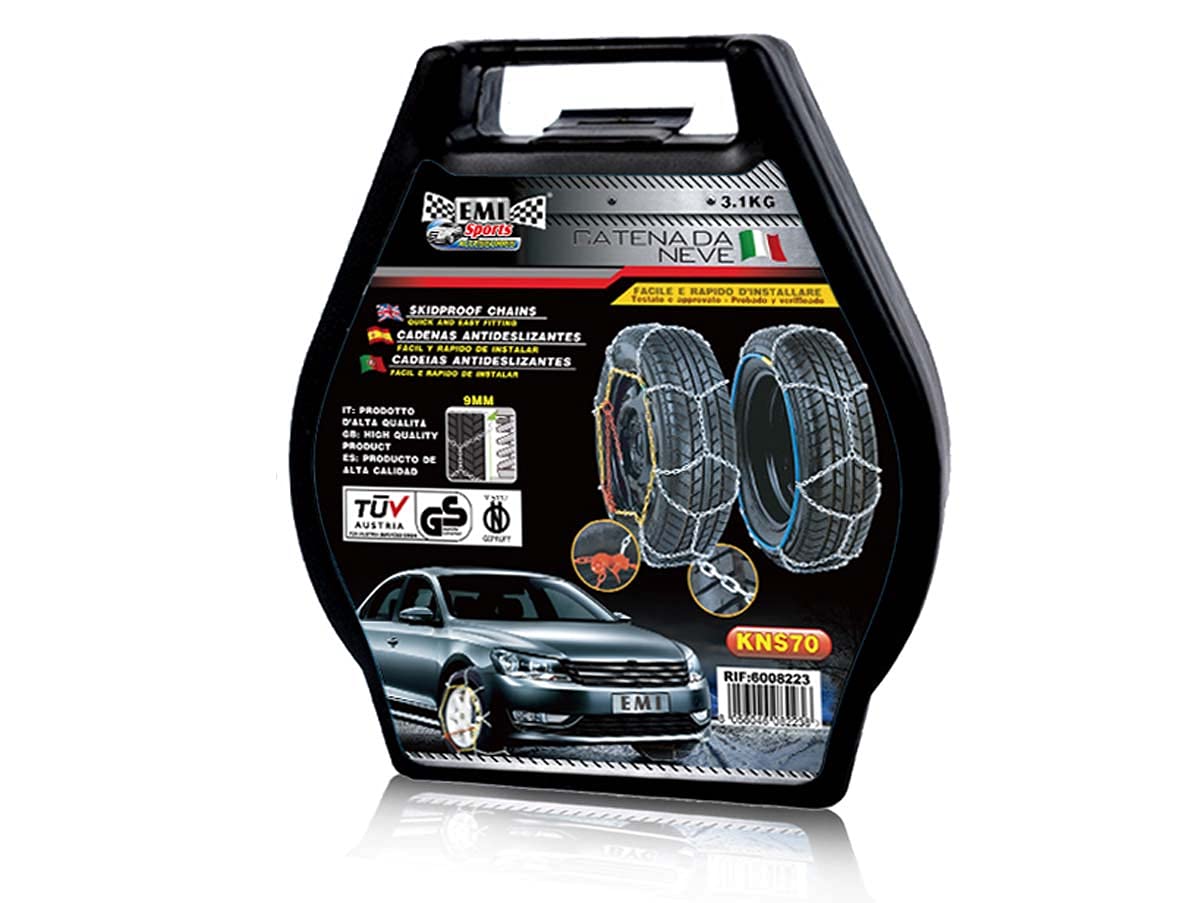 Cadenas de nieve 175/70R15 185/60R15, 185/65R15,195/55R15,205/50R15,175/60R16,185/55R16,195/50R16,205/45R16,215/40R16