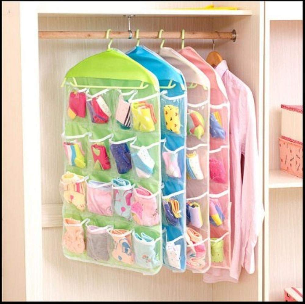 SOCHEP The Door Storage Space Saving Organizer & Foldable Door Pocket Hanging Storage 1