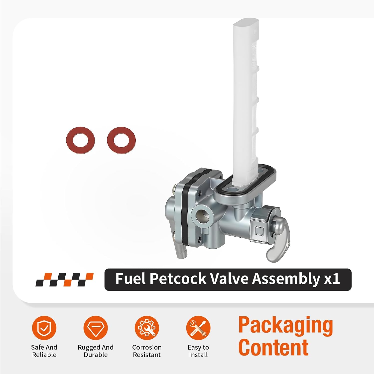 Fuel Petcock Valve For Suzuki Savage Boulevard 650 LS650 LS650F/P 1986-2019 44300-24B01 44300-24B00, (Does not have PRI mode)
