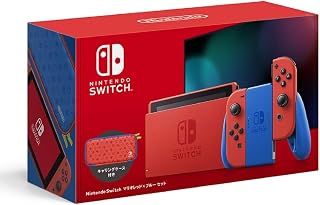 【整備済み品】 Nintendo Switch マリオレッド×ブルー セット キャリングケース「マリオレッド×ブルー エディション」付属