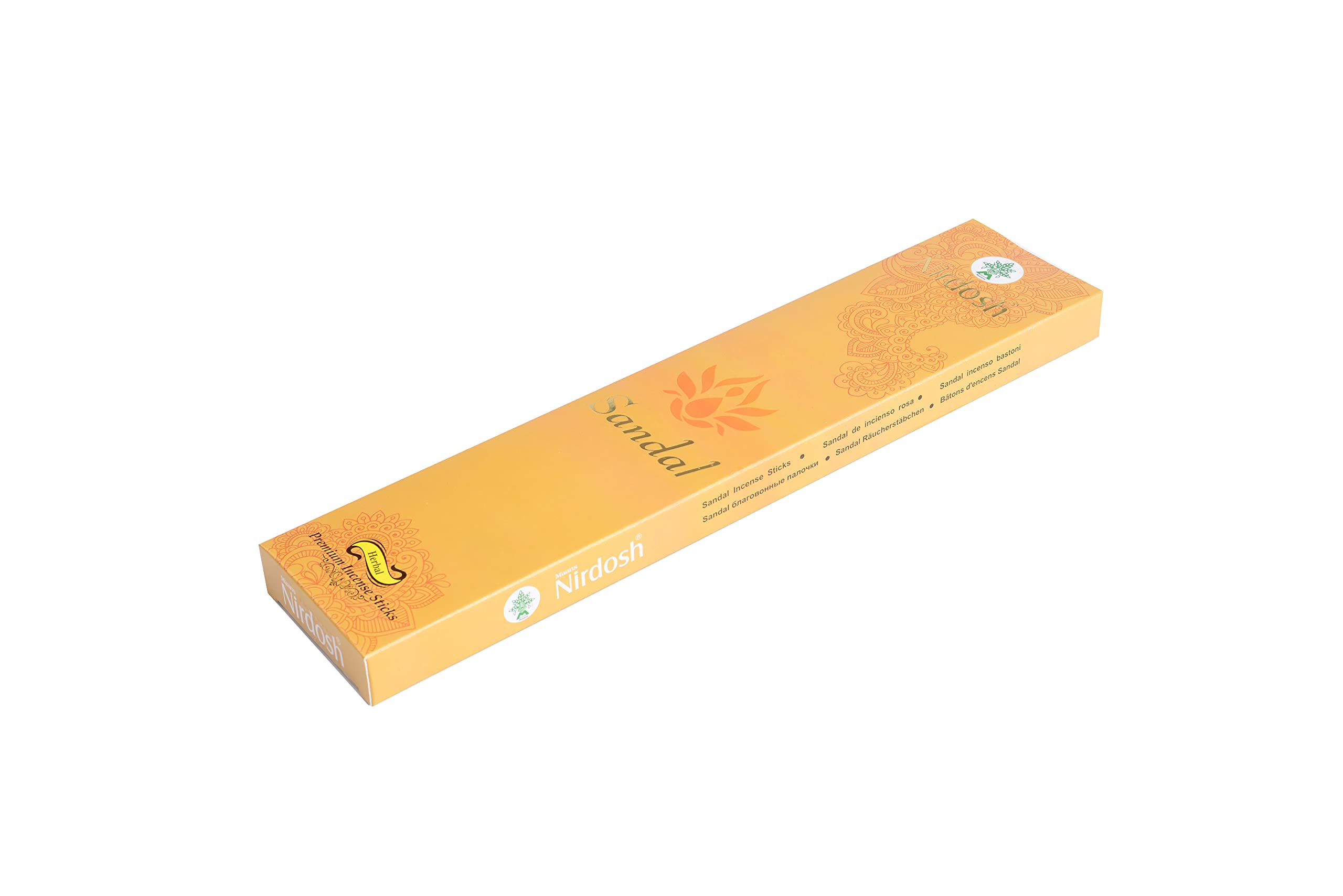 Natural Sandalwood Incense Sticks – 100g Pack of 2 (60–62 Sticks) | 12" Long Hand-Rolled Agarbatti for Puja, Meditation, Yoga, Home Freshness | Low Smoke | Free Wooden Holder
