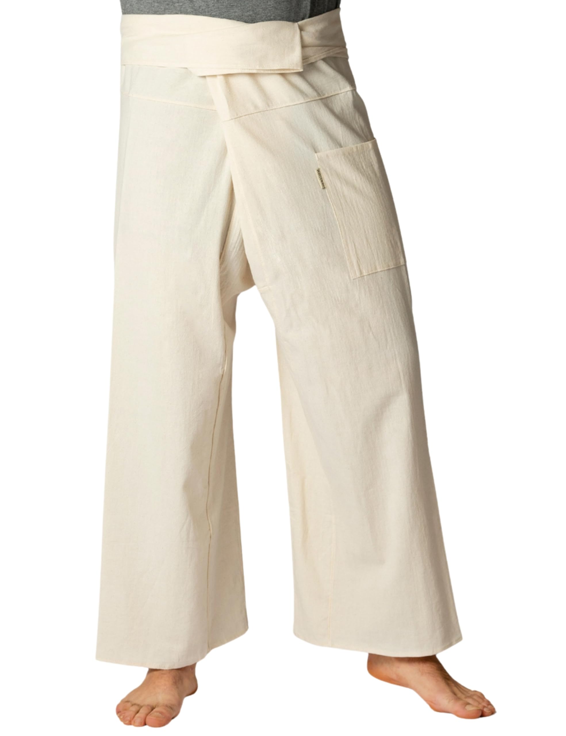 PANASIAM Fisherman Pants Unicolor, naturewhite, XL Ecru
