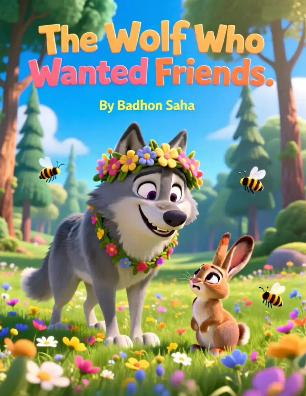 The Wolf Who Wanted Friends: A Cute Adventure Story for Kids About Finding True Friendship
