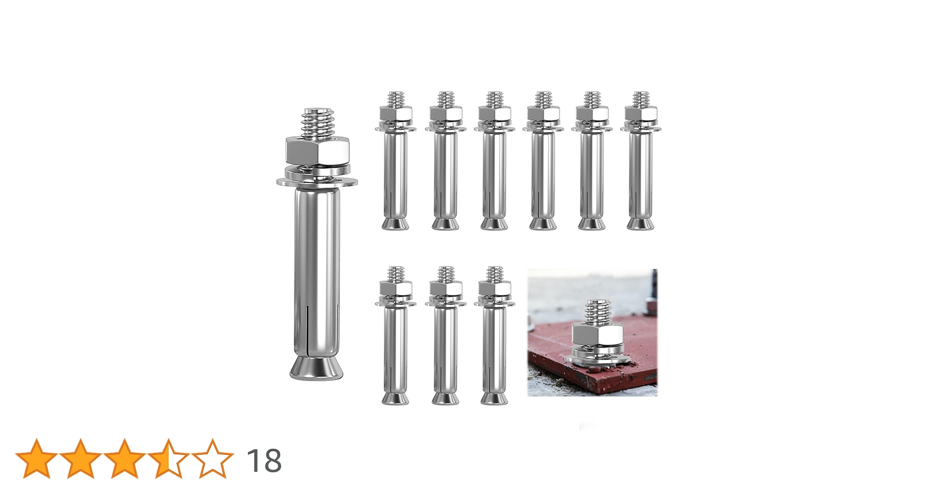 Amazon | ADOFUNアンカーボルト ステンレス鋼外部六角ナット