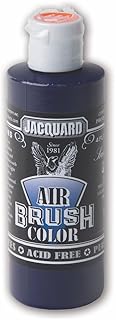 Sneaker Series Airbrush Color by Jacquard, Artist-Grade Fluid Acrylic Paint, Use on Multiple Surfaces, 4 Fluid Ounces, Navy