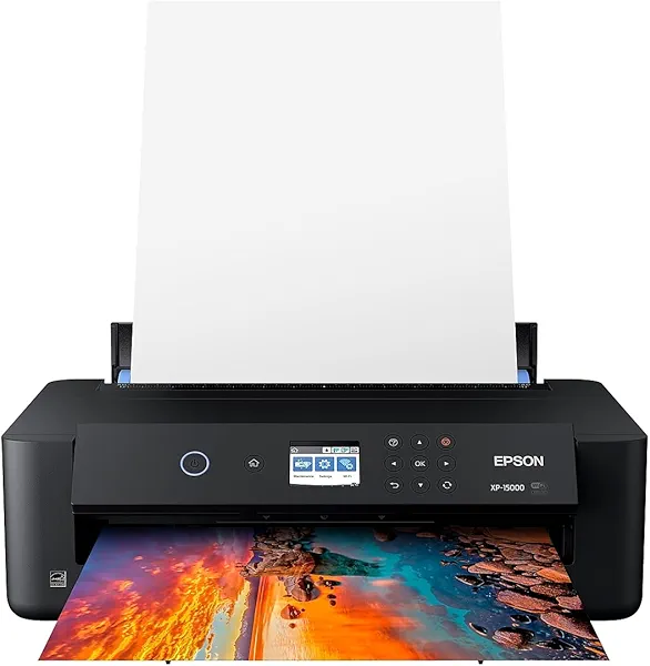 Epson Expression Photo HD XP-15000 Wireless Color Wide-Format Printer, Amazon Dash Replenishment Ready, Black, Large